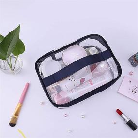 img 1 attached to Enkrio Portable Waterproof Transparent Cosmetic Travel Accessories