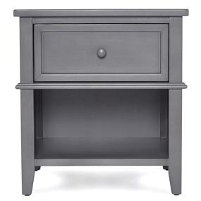 img 2 attached to 🌙 Evolur Universal Nightstand in Elegant Storm Grey - Simplify Your Bedroom Décor!