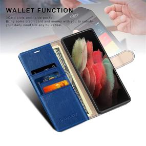 img 2 attached to Belemay Compatible With Samsung Galaxy S21 Ultra 5G Wallet Case (6