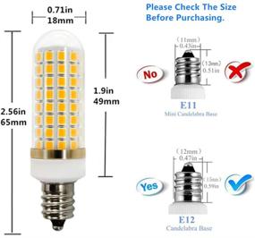 img 3 attached to Dimmable Candelabra Equivalent AC110 130V Chandelier