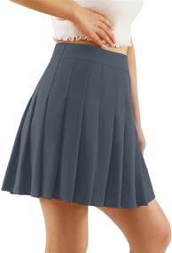 img 3 attached to 👗 MUADRESS Womens Tennis Skater Dress - Pleated Women's Clothing