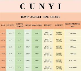 img 2 attached to 🧥 Boys' CUNYI Midweight Windproof Outerwear - BY204878 Jackets & Coats for Better SEO