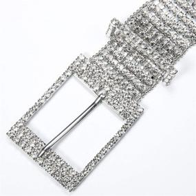 img 1 attached to Dubulle Rhinestone Crystal Bridesmaid Waistband Women's Accessories