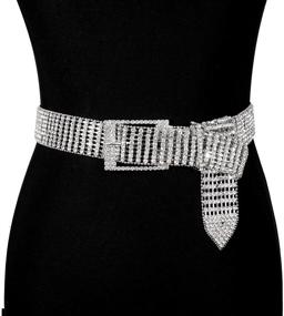 img 3 attached to Dubulle Rhinestone Crystal Bridesmaid Waistband Women's Accessories