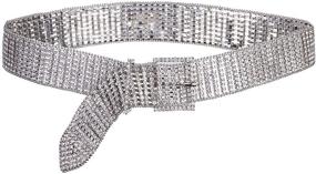 img 4 attached to Dubulle Rhinestone Crystal Bridesmaid Waistband Women's Accessories