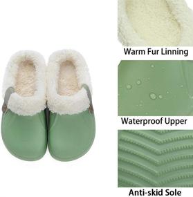 img 1 attached to ZAPZEAL Waterproof Slippers Winter Outdoor