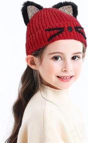 img 2 attached to Bellady Girl Beanie Winter Child_Black Outdoor Recreation