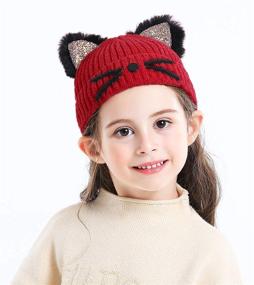 img 3 attached to Bellady Girl Beanie Winter Child_Black Outdoor Recreation