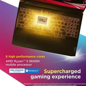 img 3 attached to 💻 Lenovo IdeaPad Gaming 3 15 15.6" Laptop - Ryzen 5 5600H, GTX 1650, 8GB DDR4, 256GB SSD, Win 10H, Shadow Black