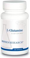 biotics research l-глютамин 180 капсул логотип