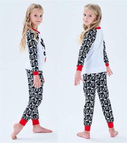 img 1 attached to Adorable Matching Christmas Pajamas: Reindeer-Themed Sleepwear for the Whole Family