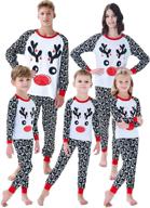 adorable matching christmas pajamas: reindeer-themed sleepwear for the whole family logo