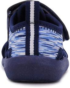 img 2 attached to 👟 Ultimate Safety and Style: London Toddler Protective Closed Sandal Boys' Shoes