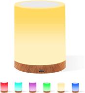 🌈 shinestar touch lamp: rgb color changing night light for nursery, kids, and bedroom логотип