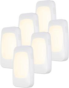 img 4 attached to 🔌 Energizer 4-in-1 LED Power Failure Night Light (6 Pack): Plug-in, Light Sensing, Auto On/Off, Foldable Plug. Brightens your home during emergencies - Hurricane, Storm, Tornado!