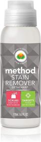 img 3 attached to 🧼 Method Stain Remover: Advanced Plant-Based Formula with Built-in Brush, Targets Stubborn Set-in Stains Effectively - Fragrance Free + Clear, 9 Pack, 177 ml (Packaging May Vary)