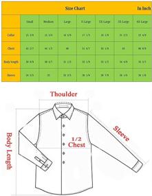 img 1 attached to Men's Western Clothing: Regular Sleeve Shirts with Button Accents