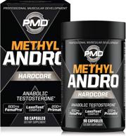 💪 pmd sports methyl andro hardcore: boost testosterone for lean muscle growth & strength gains - 90 vegetarian capsules dietary supplement logo