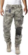 👖 tactical pants for men: airsoft wargame with knee protection system & air circulation system logo