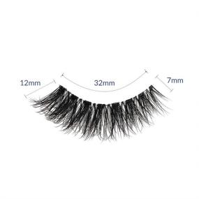 img 2 attached to 👁️ BEPHOLAN XMZ92: 3 Pairs Multi-layered Faux Mink Lashes for Fluffy Volume & Natural 3D Layered Effect, Reusable, Handmade & Cruelty-Free
