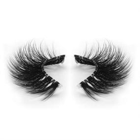img 1 attached to 👁️ BEPHOLAN XMZ92: 3 Pairs Multi-layered Faux Mink Lashes for Fluffy Volume & Natural 3D Layered Effect, Reusable, Handmade & Cruelty-Free