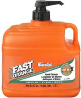 🧴 permatex 23217 fast orange smooth lotion hand cleaner: convenient 1/2 gallon size with pump logo