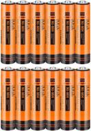 🔋 imah aaa rechargeable batteries compatible with panasonic cordless phone battery hhr-4dpa/4b, ni-mh 1.2v 550mah hhr-55aaabu and 750mah hhr-75aaa/b-6, suitable for outdoor garden solar lights, pack of 12 logo