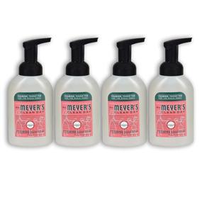 img 4 attached to 🍉 Watermelon Scented Mrs. Meyer's Foaming Hand Soap - Pack of 4, 10 Fl oz