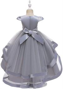 img 1 attached to MYRISAM Princess Bridesmaid Birthday Communion Girls' Clothing