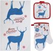 ravs christmas themed anti hot reindeer decoration logo