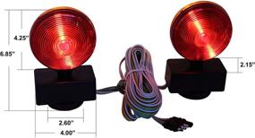 img 1 attached to 🚤 MaxxHaul 80778 Magnetic Towing Light Kit: Dual-Sided RV, Boat & Trailer Lights (DOT Approved)