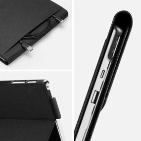 img 2 attached to 🔒 Spigen Stand Folio for Surface Pro 7 Plus/6/7 (2021/2019/2018) - Black | Premium Protection & Practical Stand