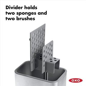 img 2 attached to 🧼 OXO Stainless Steel Good Grips Sinkware Caddy: Organize Your Sink in Style!