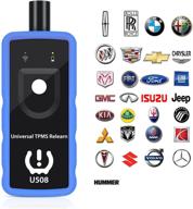 🔧 универсальный инструмент для сброса tpms u508 2021 года для gm, jeep, ford, chrysler и dodge - инструмент для активации tire pressure monitor sensor relearn для forscan логотип