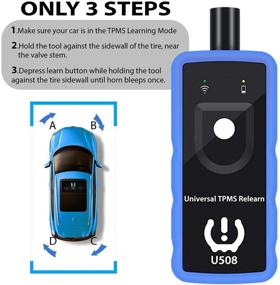 img 3 attached to 🔧 Универсальный инструмент для сброса TPMS U508 2021 года для GM, Jeep, Ford, Chrysler и Dodge - Инструмент для активации Tire Pressure Monitor Sensor Relearn для FORSCAN