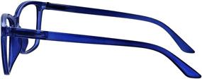 img 2 attached to 👓 The Reading Glasses Company Bright Blue & Tortoiseshell Readers - 2 Pack Large Mens Spring Hinges RR51-33T +3.50