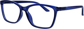 img 3 attached to 👓 The Reading Glasses Company Bright Blue & Tortoiseshell Readers - 2 Pack Large Mens Spring Hinges RR51-33T +3.50