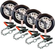 vulcan car tie down with chain anchors - lasso style - 2 inch x 96 inch exterior accessories logo