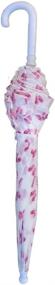 img 1 attached to 🌂 Stay Fashionable and Dry with the RainStoppers Flip Flop Umbrella Ruffle 34 Inch