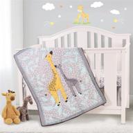 honkaii bedding giraffe included nursery logo
