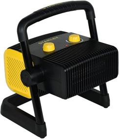 img 3 attached to 🔥 STANLEY ST-300A-120 Electric Heater in Sleek Black and Vibrant Yellow Color