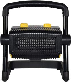 img 1 attached to 🔥 STANLEY ST-300A-120 Electric Heater in Sleek Black and Vibrant Yellow Color