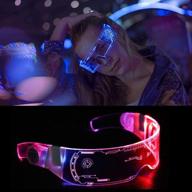 colorful luminous technology glasses glasses logo