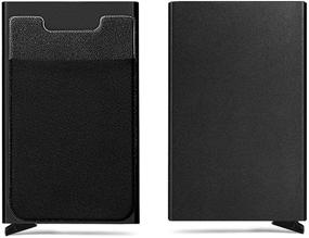 img 1 attached to 💼 Men's RFID Carbon Leather Wallets: Anti-Theft Holders for Money, Cards