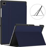 📱 samsung galaxy tab a7 10.4 case 2020, shock-proof stand folio case, multi-viewing angles, hard tpu back cover - dark blue логотип