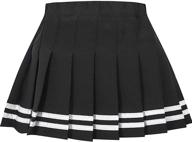 stylish girls' school uniform mini skirt with belt 👗 loops - joe wenko women's, 2 years - us xl logo