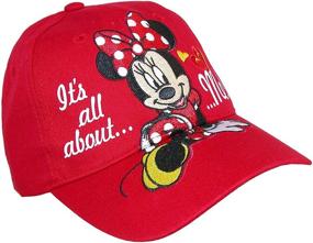 img 2 attached to 🎀 Disney Girls' It's All About Me Minnie Mouse Baseball Cap: A Fun Fashion Statement for the Disney-loving Girls!