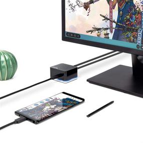 img 3 attached to 🔌 Plugable Phone Cube: Transform USB C Phone to Desktop with HDMI, USB, Ethernet - Compatible with Samsung DeX Dock, DeX Station, DeX Pad, Galaxy Note 9, S9, S9 Plus, S8, S8 Plus, S10, Tab S5e