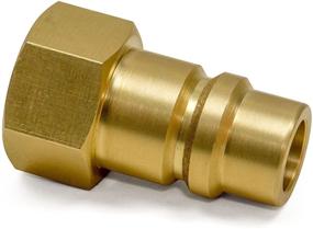 img 1 attached to OEMTOOLS 24554 R134a Refrigerant Tank Adapter for Efficient Refrigerant Reclamation, Connects Male Low Side R134a to Female 1/2 Inch Acme, Suitable for R134a Refrigerant Cylinders to Recovery Machines