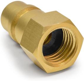 img 2 attached to OEMTOOLS 24554 R134a Refrigerant Tank Adapter for Efficient Refrigerant Reclamation, Connects Male Low Side R134a to Female 1/2 Inch Acme, Suitable for R134a Refrigerant Cylinders to Recovery Machines